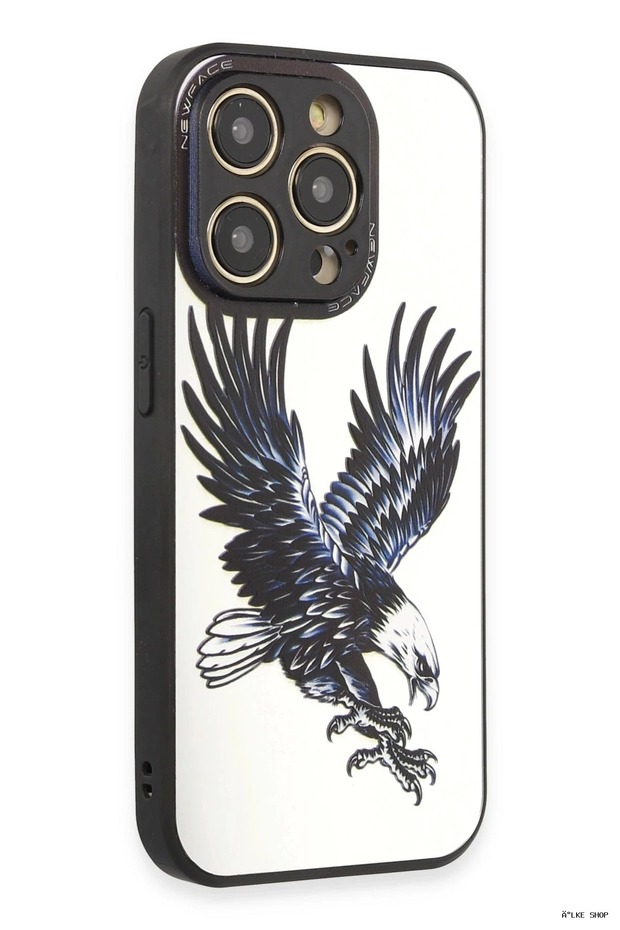 Ilkestor Newface iPhone 12 Pro Case Mirror Patterned Cover - Mirror (04922) - 1