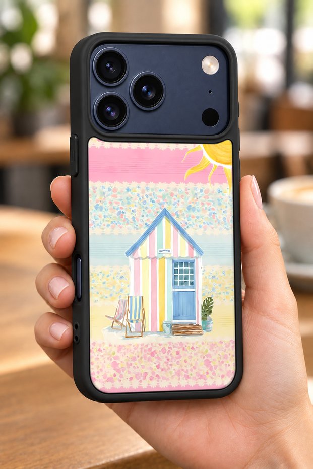 حافظة مقاومة للصدمات متوافقة مع هاتف iPhone 18 Pro من PlajKulübesi مع حماية للكاميرا