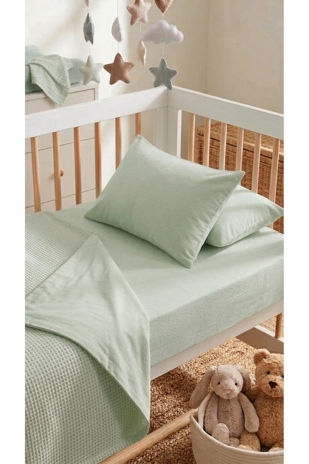 Cotton Baby Pillowcase Set |   2 Pieces |   Original Akfil Fabric |   Anti-Sweat |   Zipperless Cover Model |   35X45 cm |