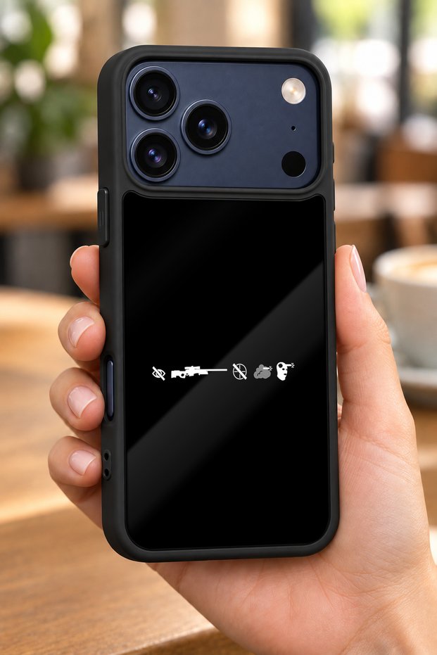 حافظة مقاومة للصدمات متوافقة مع هاتف iPhone 18 Pro Max مع حماية للكاميرا بنمط الألعاب