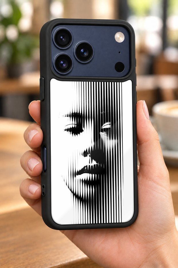 حافظة مقاومة للصدمات متوافقة مع هاتف iPhone 18 Pro Max مع حماية للكاميرا بنمط رسومي