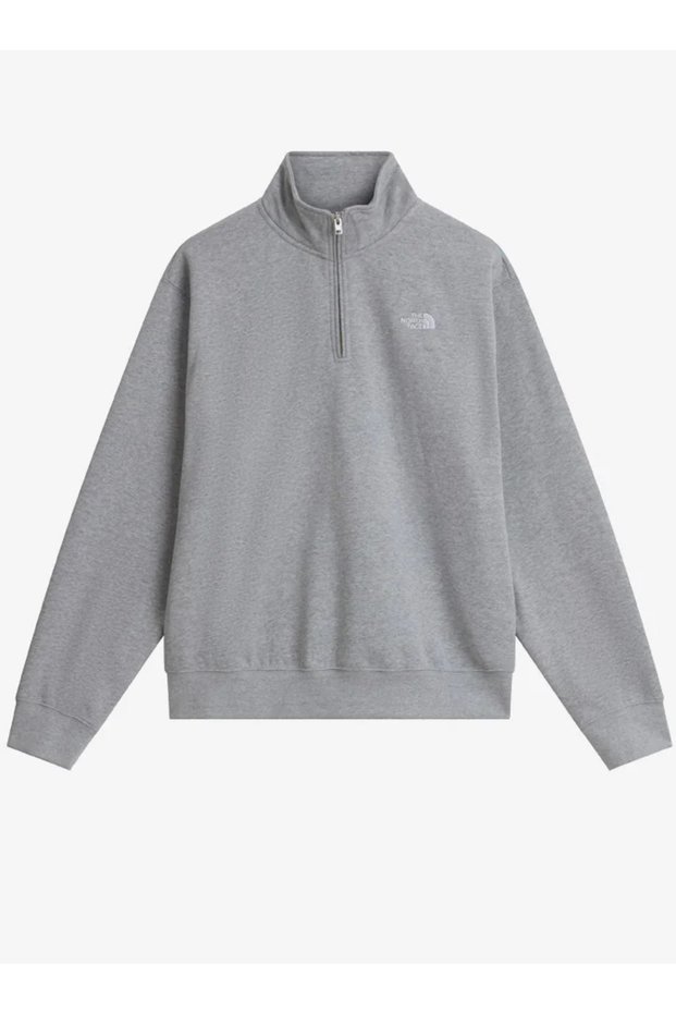 Nf0A8Fd8-8K2 m Tnf Essential Simple Dome Rlx 1/4 Zip Men's Sweatshirt