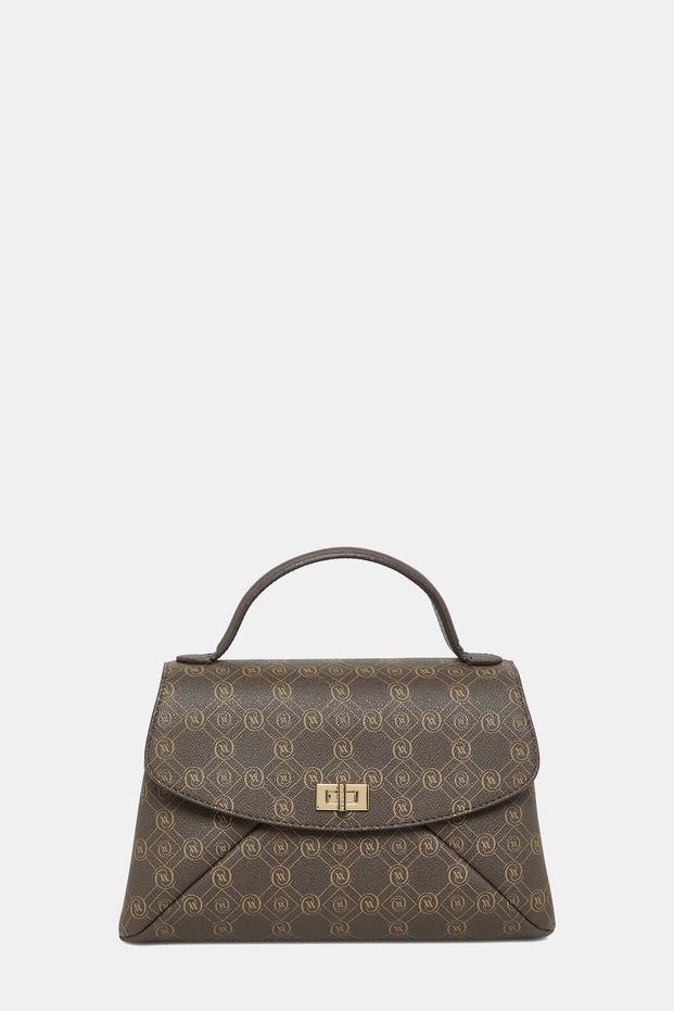 KAHVE MONOGRAM ÇANTA