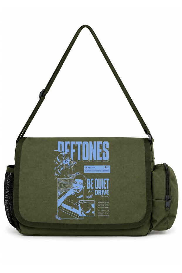 Deftones Rock Metal Music Band Printed School, Sports, Office Multi-Purpose Messenger Bag