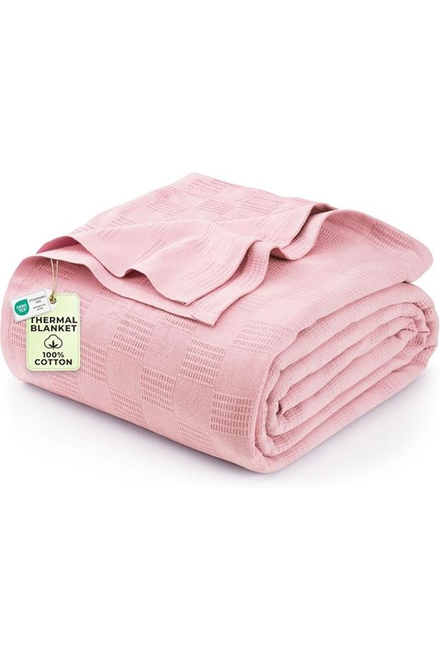 Cotton Blanket Full/Queen, Grey