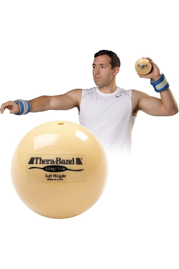 Weighted Ball for Strength Training, Rehab Exercises, Pilates, Yoga, Muscle Training, Workouts, Home Training, 11.4 cm Diameter