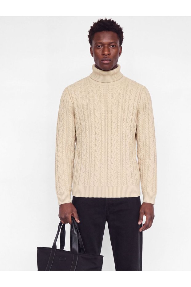 Strickpullover Strukturiert Strickpullover