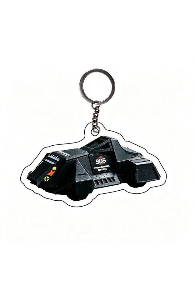 B Storm Chasers Tornado Intercept Vehicle Keychain Acrylic Pendant Storm Chaser Car Model Key Ring B