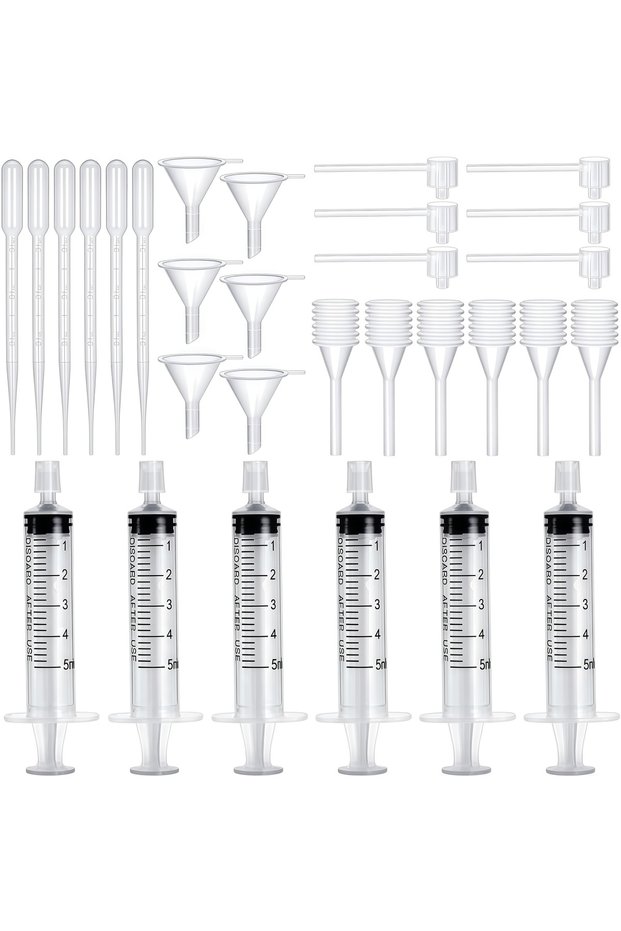 5ml 5Ml/10Ml 30Pcs Perfume Refill Tool Set, Multiple Sizes, Large Capacity Extractor, Travel Refilla