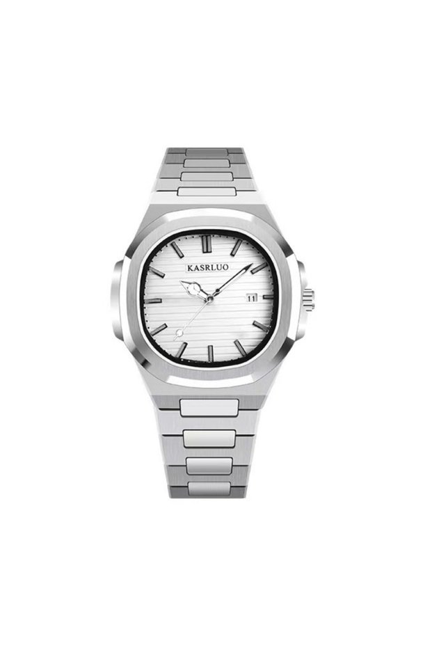 white Men's Watch, Business Men's Calendar Quartz Watch