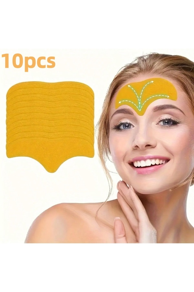 10pcs 30pcs Collagen-infused forehead and eye wrinkle patches – deeply hydrating, firming and liftin