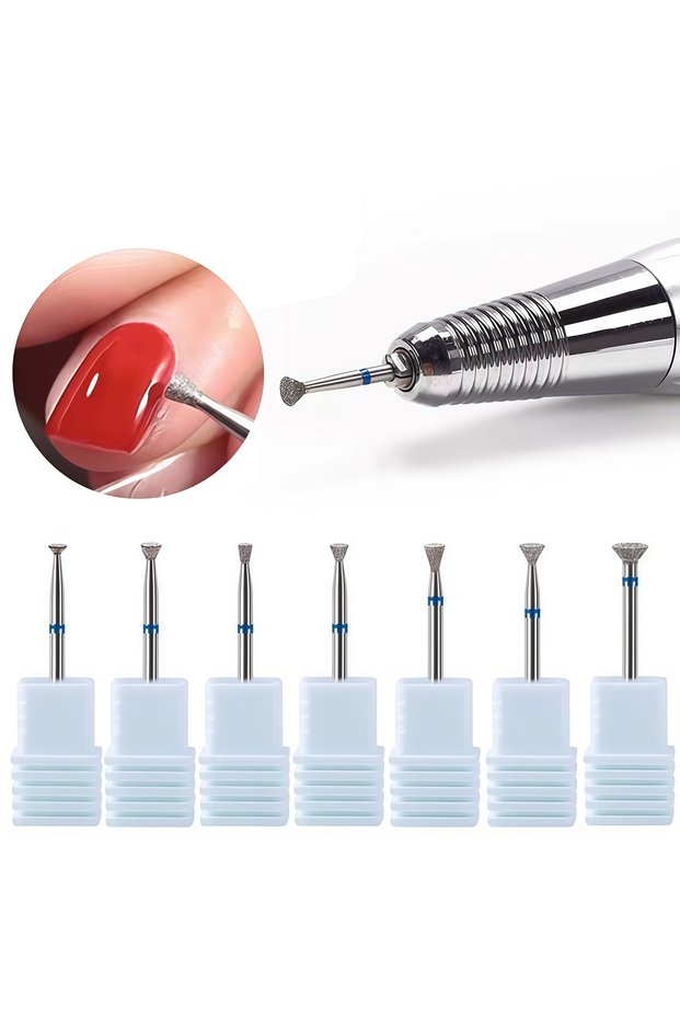 7PCS 5/7pcs/Set Diamond Nail Polishing Head, Suitable for Removing Dead Skin and Cuticles, Nail Poli