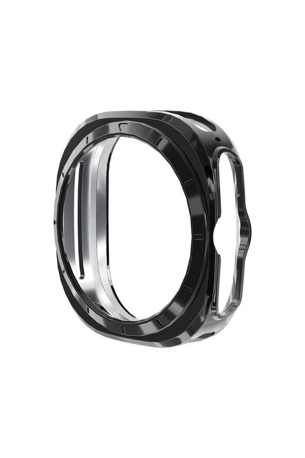 Galaxy Ultra2 2026 Black Soft TPU Case For Samsung Galaxy Watch Ultra2 47mm Bumper Hollow Protective