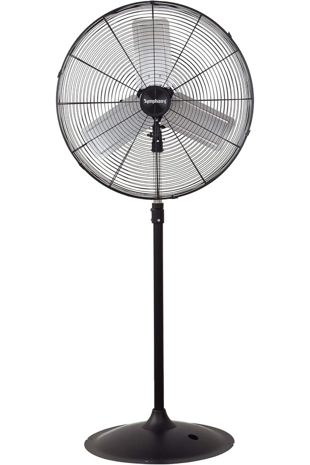 Pedestal Fan, sturdy for Heavy-Duty Use, Adjustable Height up to 206m, Low Energy Consumption 250W, Powerful Airflow for Large Spaces, Aluminum Blade, 1 Year -SN-SYF201