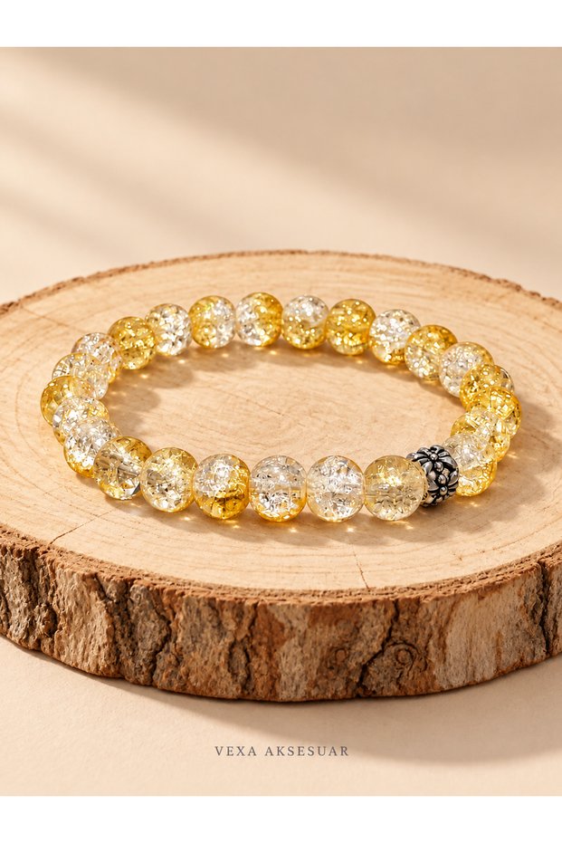 Flexible Foam Glass Beaded Unisex Bracelet – Single Bracelet with 8mm Color Options