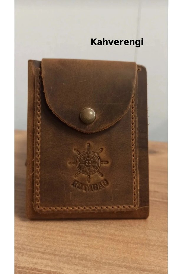 Genuine Leather Rota Wallet (Black, Tan, Cinnamon, Khaki, Navy Blue, Brown)