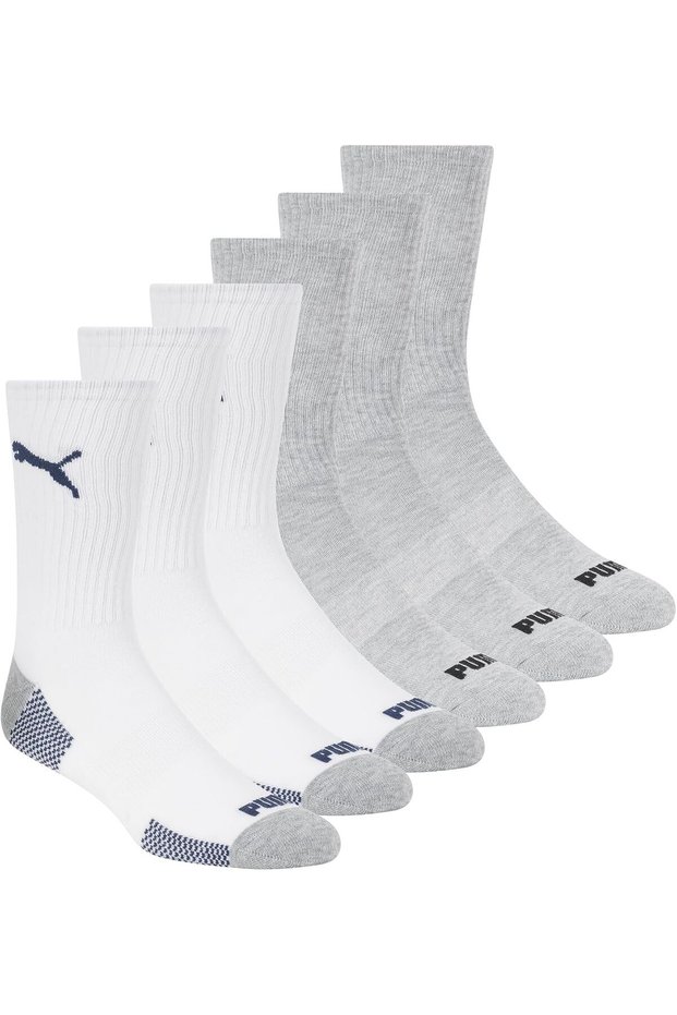 mens 6 Pack Crew Socks Socks