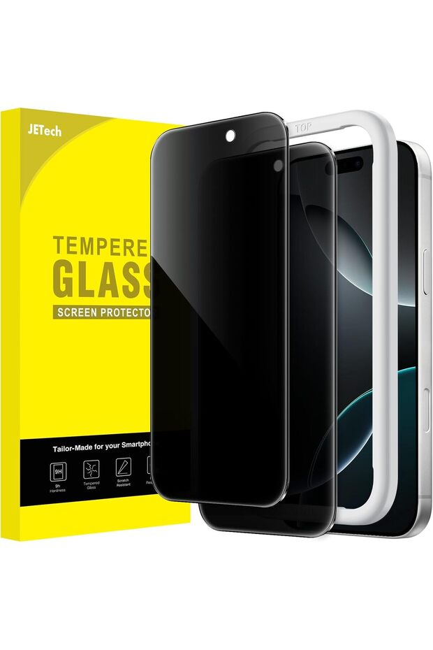 Privacy Screen Protector for iPhone 16 Pro, 2-Pack