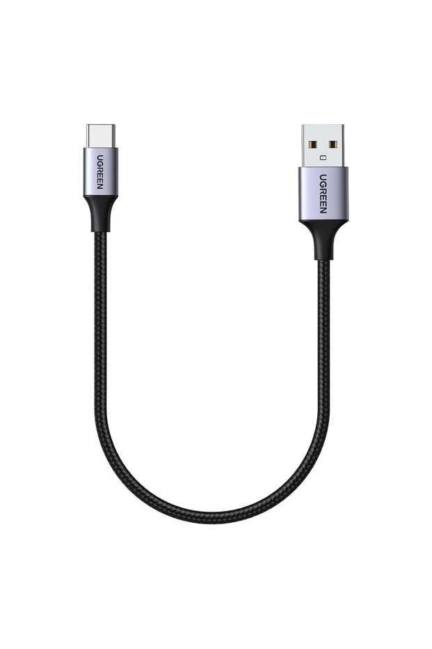 Type C Cable 0.25M,Short Braided 18W Fast Charging Cable