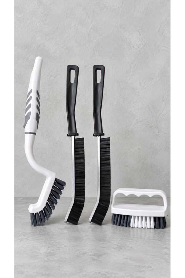 4-Piece New Dip Corner Set - Extra Quality - Cleaning Brush Set - Detail Brush, Joint Brush, Finger Brush Multi-Purpose - Fine Brush