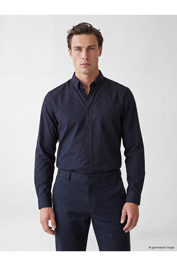 Rmz Gi̇yi̇m Farkiyla Regular Fit Men's Shirt