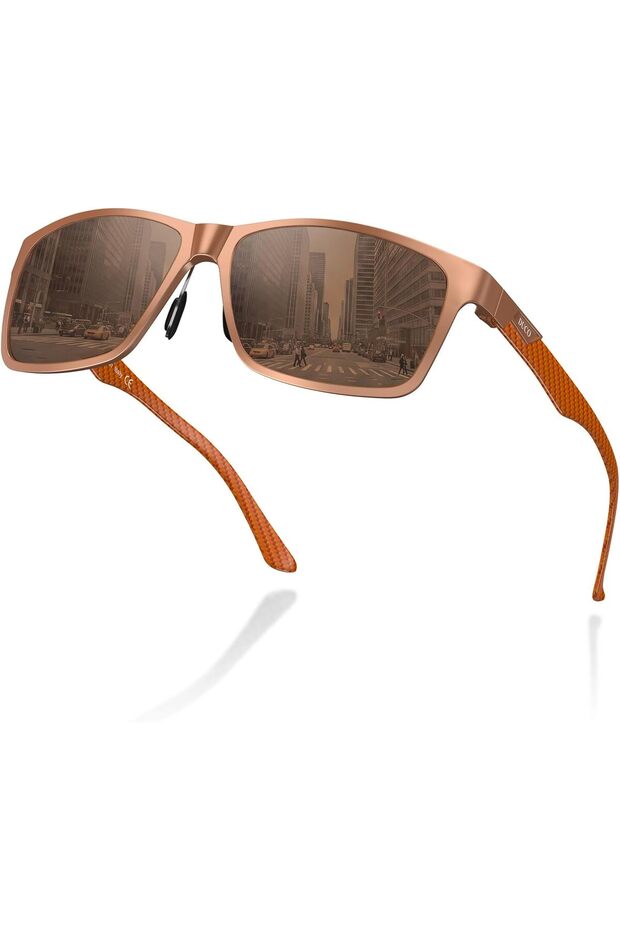 Sunglasses for Men Rectangular Polarized Sunglasses