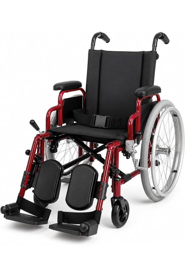 | Foldable Pediatric Manual Wheelchair | 14-Inch Seat, Aluminum Frame, Flip-Up Armrests, Swing-Away Legrests, Quick-Release Wheels, 136kg Capacity, Wheelchair for Kids (12")