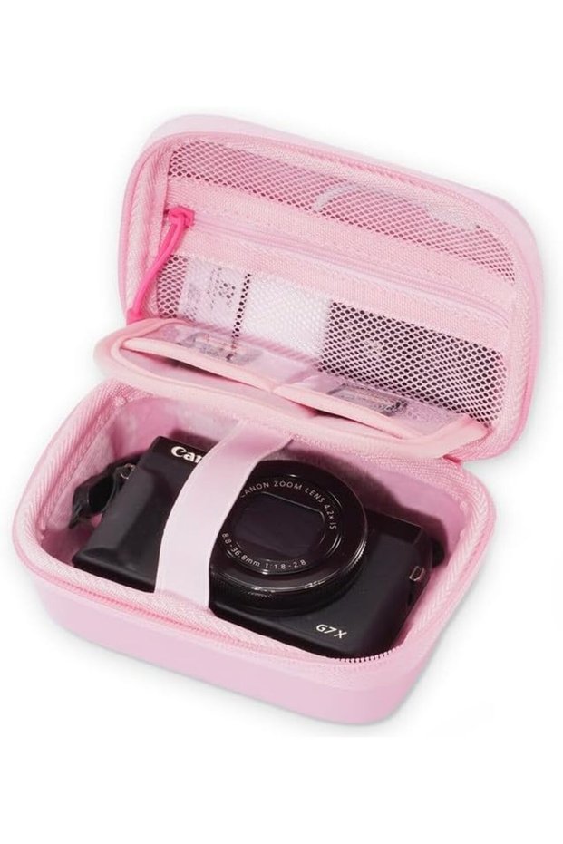 حافظة كاميرا رقمية صلبة من ProCase لكاميرا كانون G7X Mark III - أسود