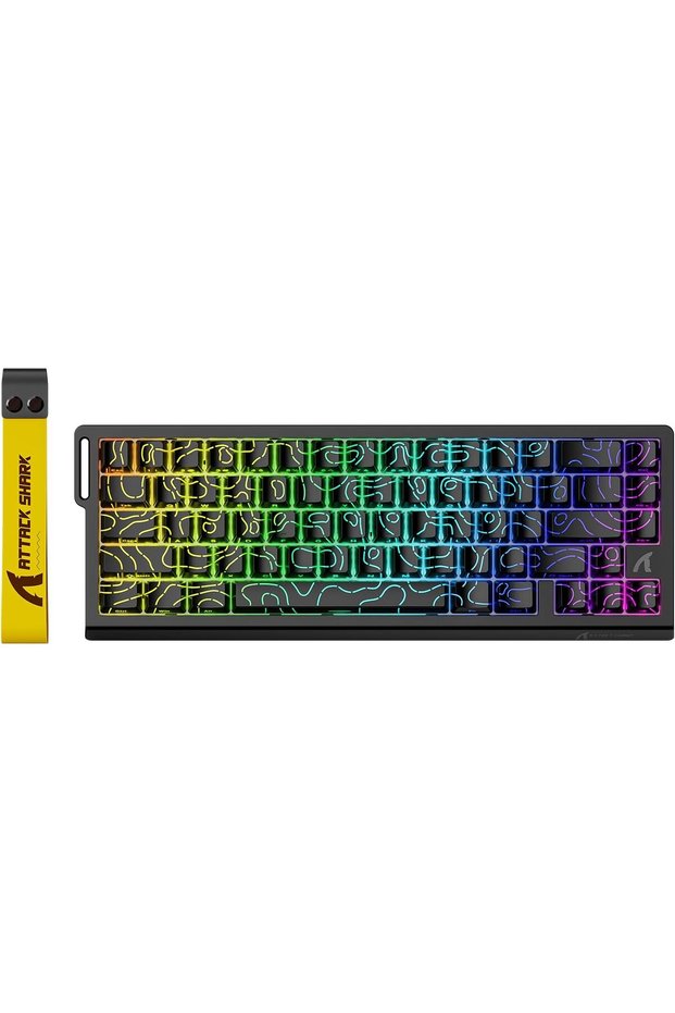 لوحة مفاتيح ألعاب ميكانيكية X68HE RT سلكية بنسبة 60% TKL-BlackContour