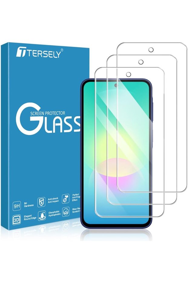 3 Pack 9H Tempered Glass Screen Protector for Samsung Galaxy A27