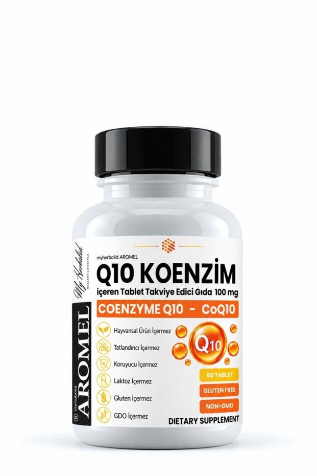 Q10 Coenzyme Tablets 60 Pieces | Supplementary Food Containing Q10 Coenzyme
