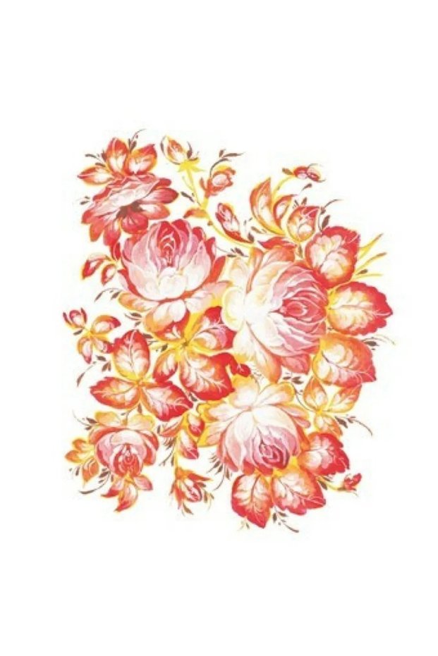 T27 Oleg Kulakov 17X25 cm Easy Transfer (Ready Transfer Paper with Floral Pattern)