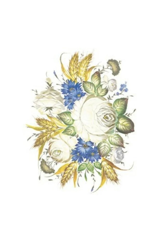 T230 Oleg Kulakov 25X35 cm Easy Transfer (Ready Transfer Paper with Floral Pattern)