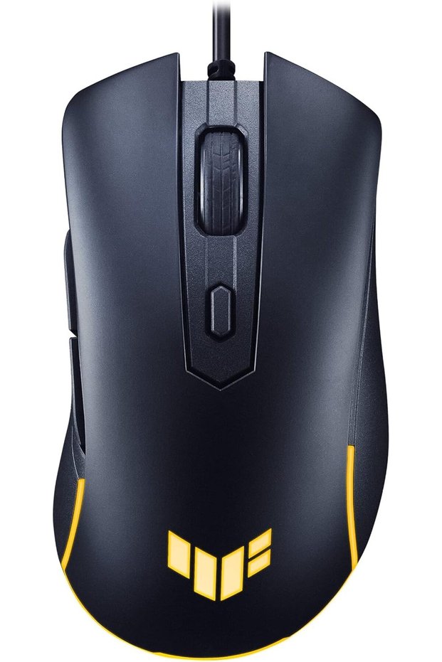 TUF Gaming M3 Gen II Gaming Mouse, Wired, 59g Lightweight, IP56 dust & Water Resistance, Antibacterial Guard, 8K DPI Optical Sensor, 6 Programmable Buttons, Teflon Mouse feet, Black