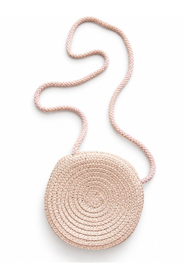 Round Children's Straw Bag