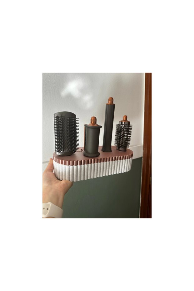Hair Styling Wall Hanger – Airwrap Compatible Hair Styler and Head Organizer