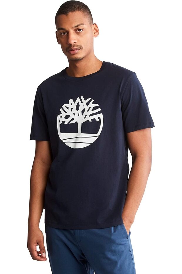 تي شيرت رجالي بشعار TFO Tree Logo (عادي)