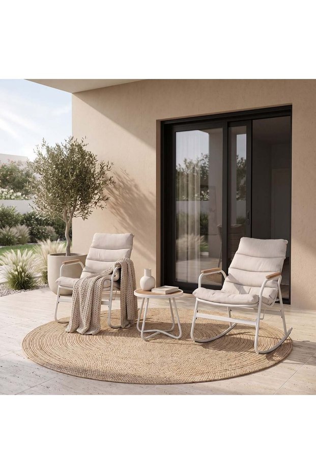 Ethen Balcony Set 1+2 | 2-Seater Set With Table | All Weat