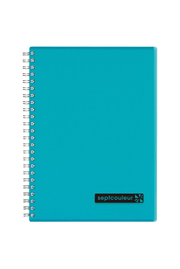 SeptColNotebk A5 80sht L.Blue