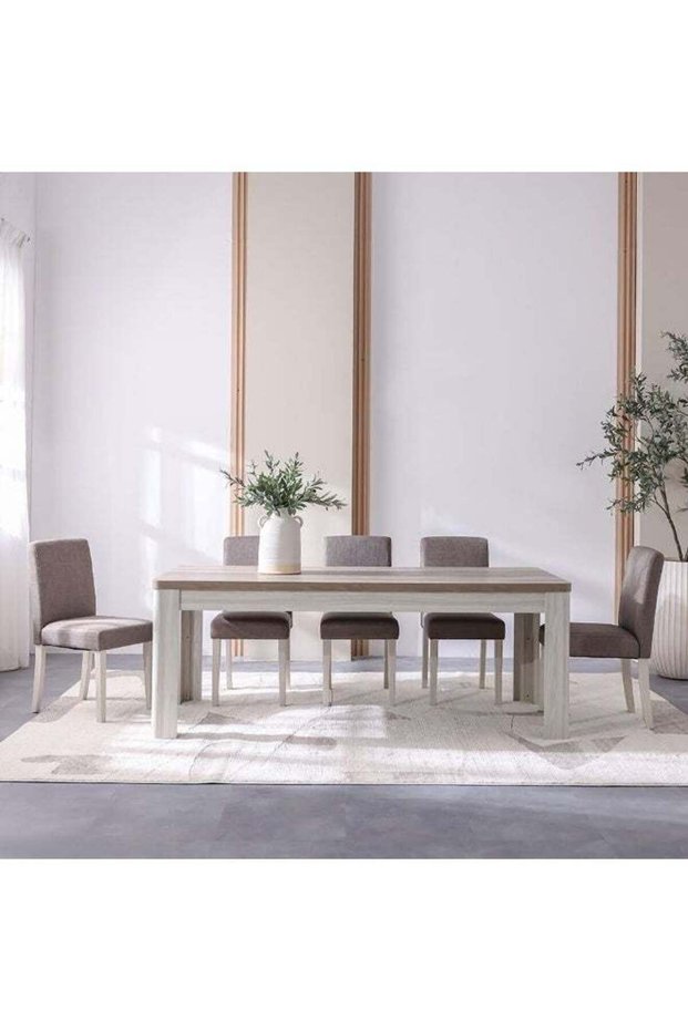 Olivos 8 Seater Dining Table | Sturdy Dining Table Without
