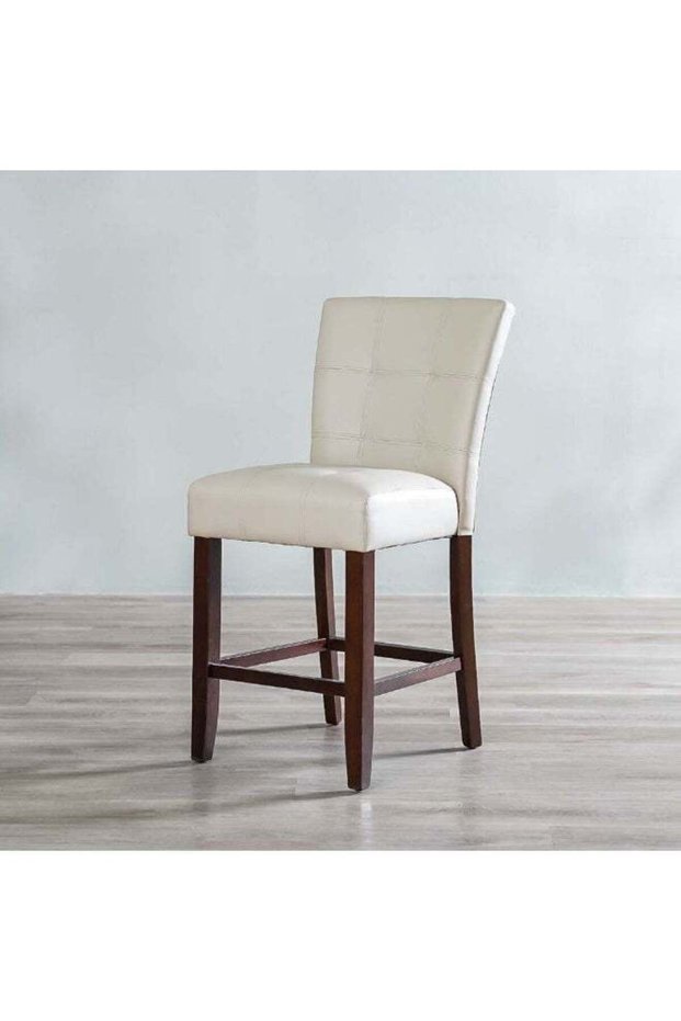 Brody Set Of 2 Dining Chair Strong and Sturdy Kitchen Dining Chairs Modern Design Furniture For Home Living Room Dining Room L 50.8 x W 64 x H 102.8 cm-Beige