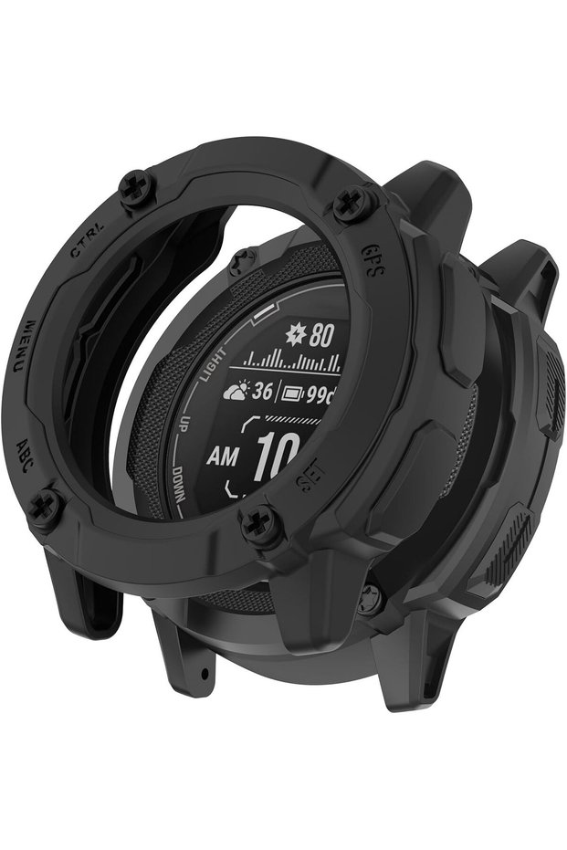 متوافق مع غطاء حماية من مادة TPU لساعة Garmin Instinct 2X Solar - غطاء حماية من مادة TPU لساعة اليد