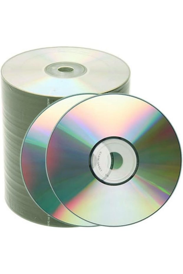 أقراص CD-R فارغة، سعة 700 ميجابايت، سرعة 52X، مدة تسجيل 80 دقيقة، (عبوة تحتوي على 100 قرص)