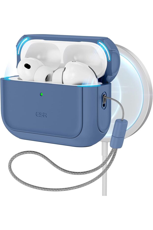 لجراب AirPods Pro 3، متوافق مع MagSafe، سلسلة Orbit Hybrid