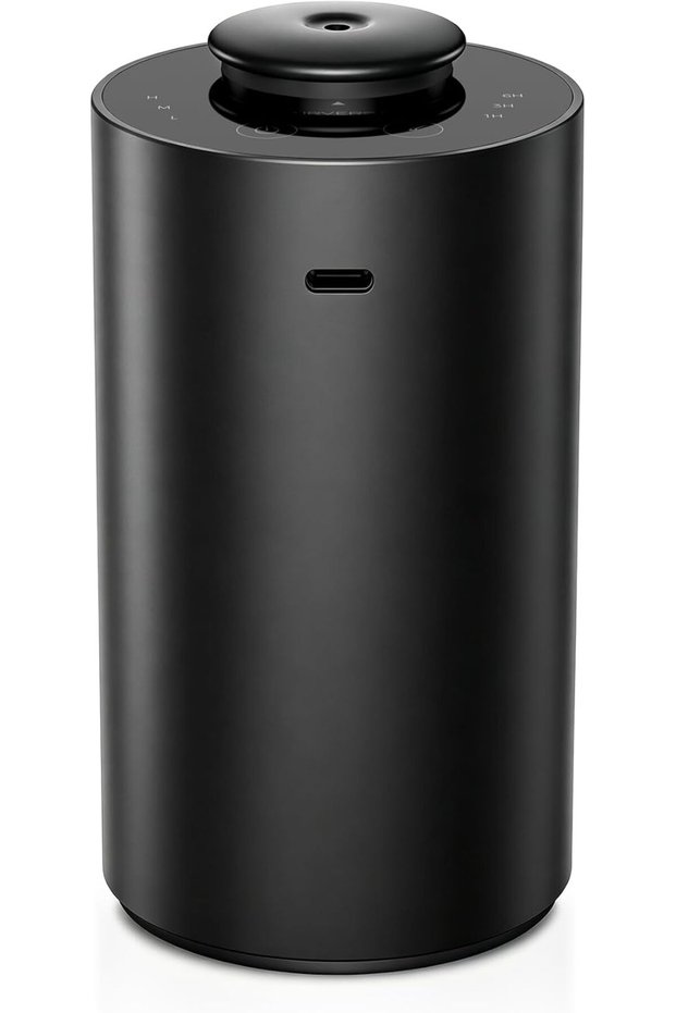 جهاز نشر الزيوت العطرية بدون ماء للمنزل، ناشر روائح عطرية مع 3 إعدادات للتوقيت