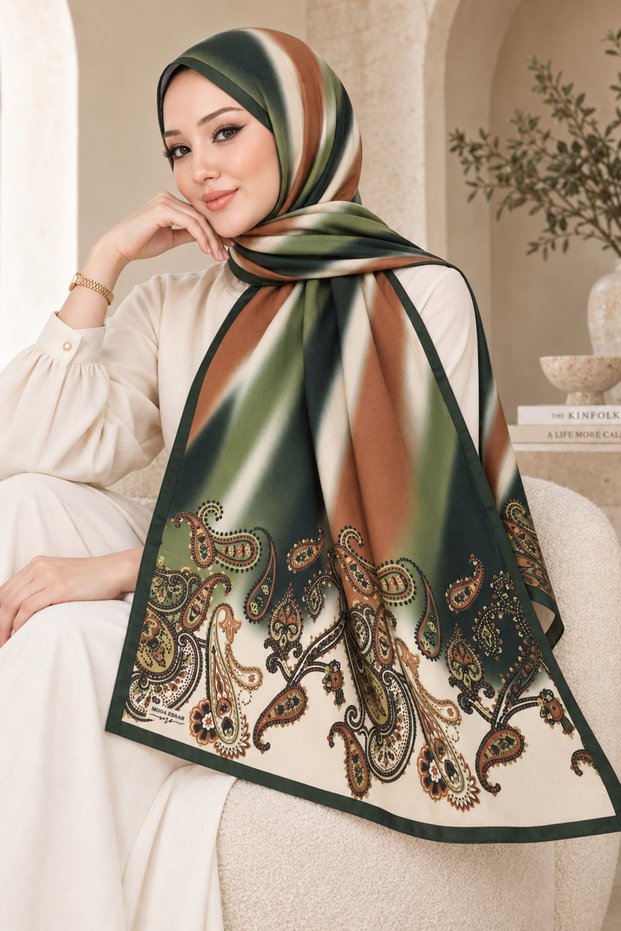 Patterned Soft Shawl - 081
