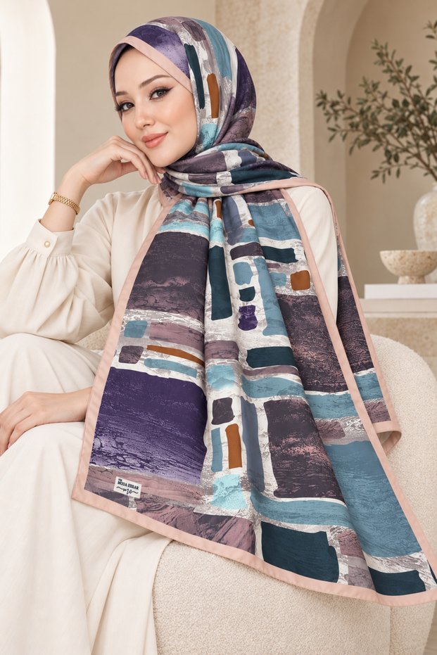 Patterned Soft Shawl - 063