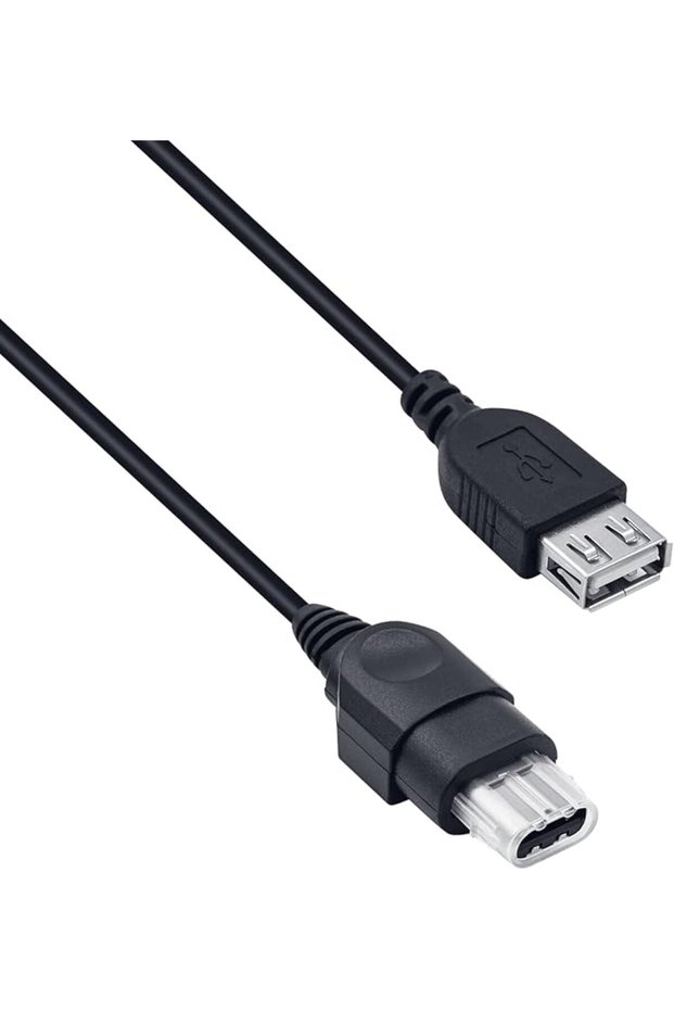 كابل محول USB أنثى للكمبيوتر متوافق مع وحدة تحكم Xbox الأصلية من الجيل الأول