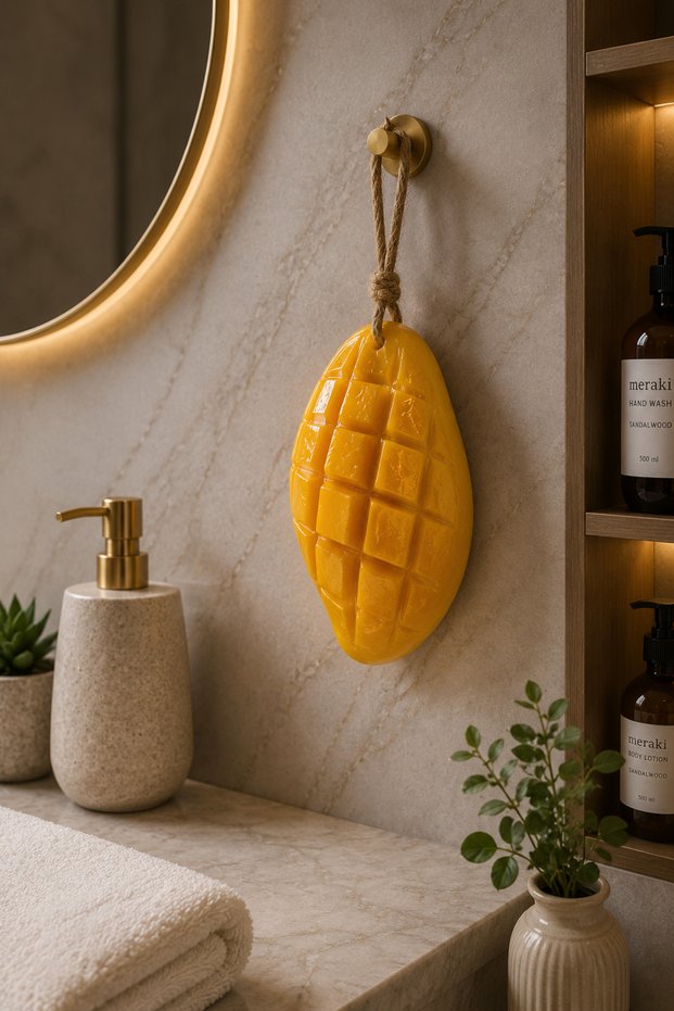 Decorative Scented Soap Mango Design Kitchen and Bathroom Ornament