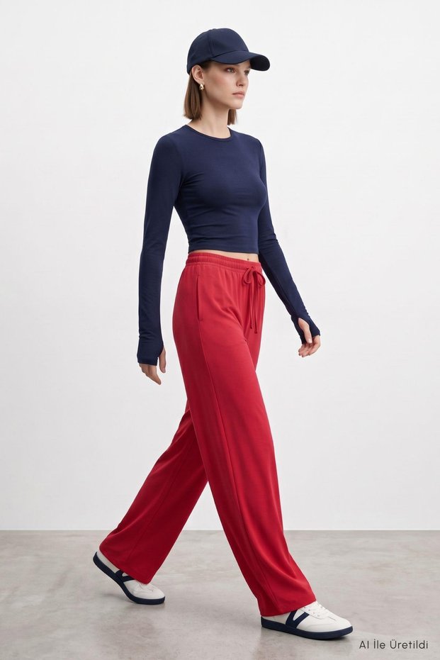 Palazzo Alt Tracksuit 9214m Red